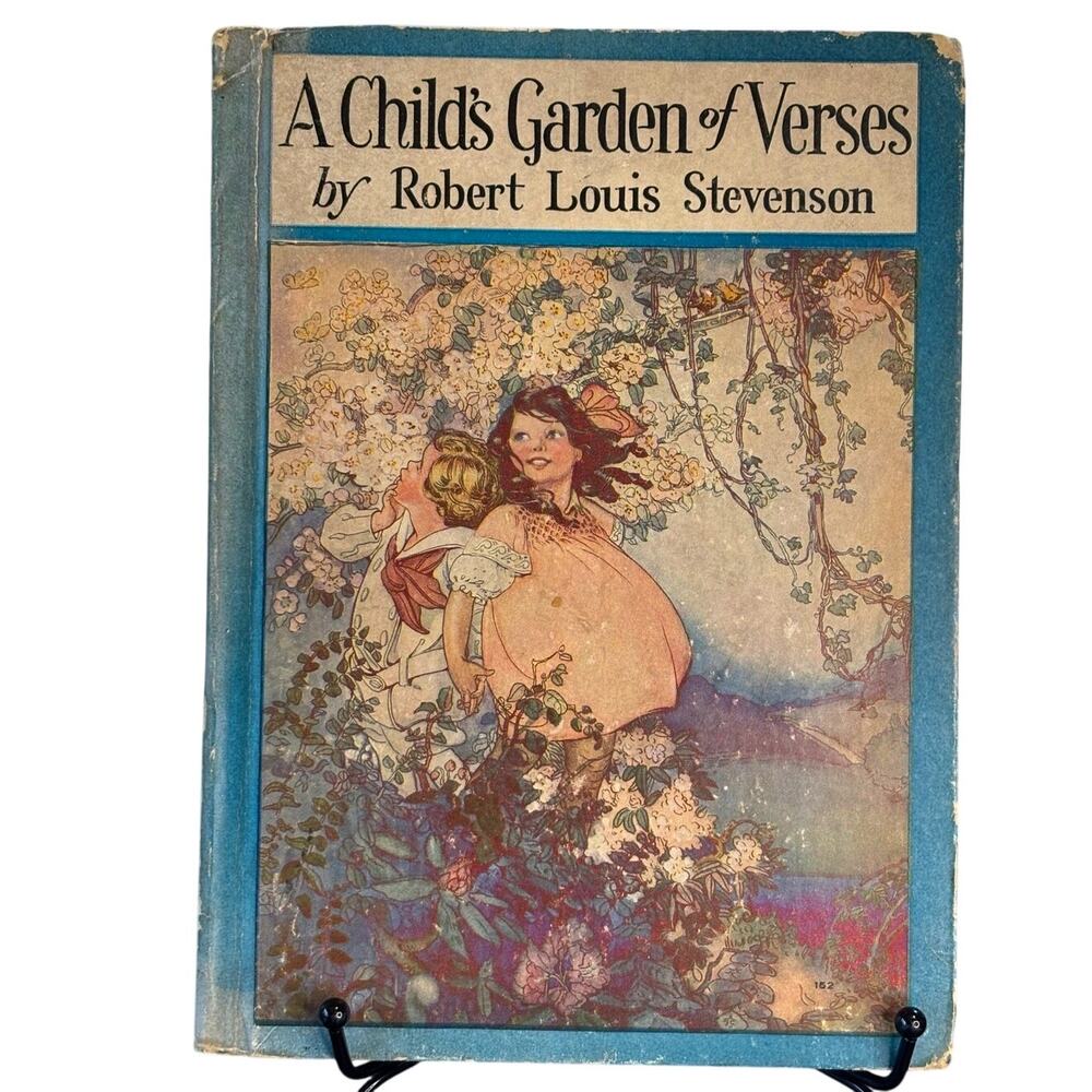 Vintage 1935 A Child's Garden of Verses Book, by Robert Louis Stevenson, HC